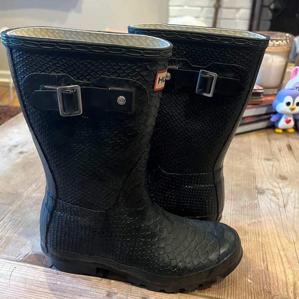 Hunter woman’s Black Rain Boots